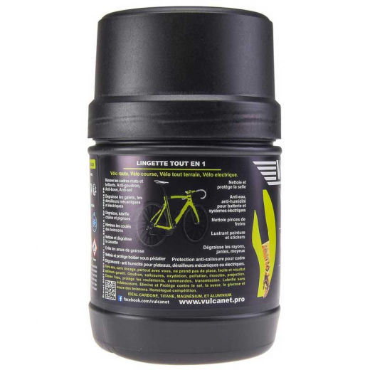 Vulcanet BOÎTE 60 LINGETTES NETTOYANTES / DEGRAISSANTES – Image 2