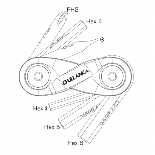 CHULLANKA COMPACT TOOL 6 FONCTIONS – Image 2
