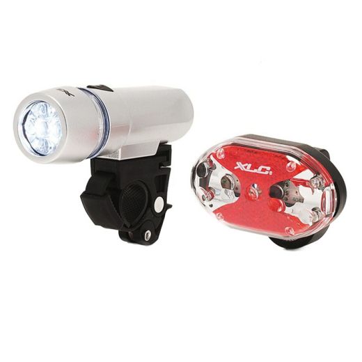 XLC ECLAIRAGES AVANT ET ARRIERE LED TRITON/THEBE 5X CL-S03