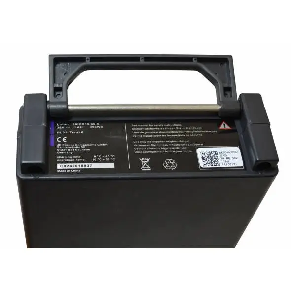 Doctibike Batterie Reconditionnement TRANZX WINORA BL-03 36V 10 Ah Grise/Noir – Image 2