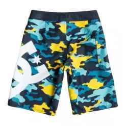 Boardshort DC Shoes Enfant Lanai Jaune Bleu