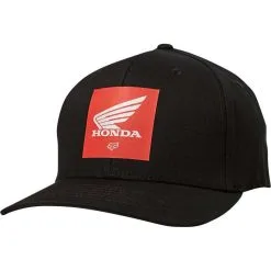 Casquette Fox Honda Flexfit Noir