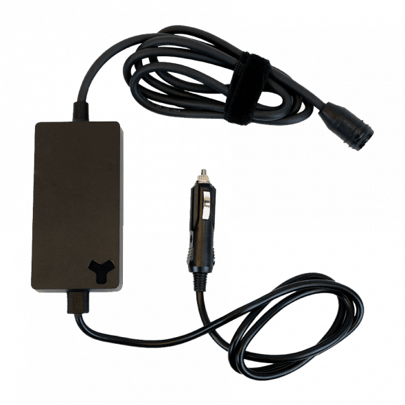 Doctibike Vous Avez Décidé De Voyager Et D'emporter Avec Vous Votre Vélo électrique Fazua 250 Ou 250X Et Vous Souhaiteriez Le Charger Sur Votre Route Avant Un Départ ou Durant Votre Pause ? Optez Alors Pour Le Chargeur Allume Cigare Conçu Pour Les Batteries électriques 250 Et 250x. – Image 2