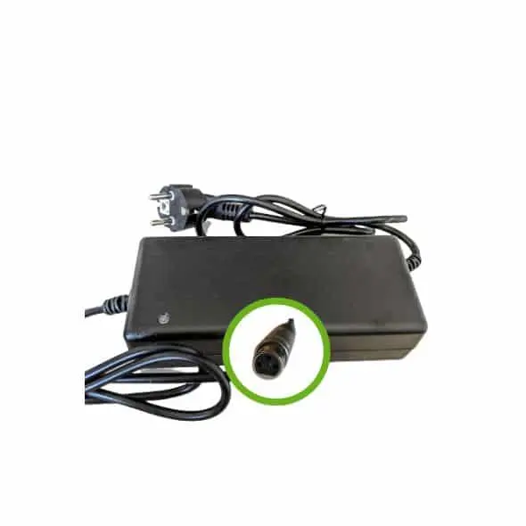 Doctibike Chargeur Lithium Ion 24V2A - Embout XLR Femelle