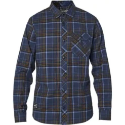 Chemise Fox Homme Gamut Stretch Flannel Navy Gold