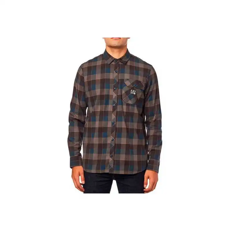 Chemise Fox Homme Rowan Stretch Flannel Navy – Image 3