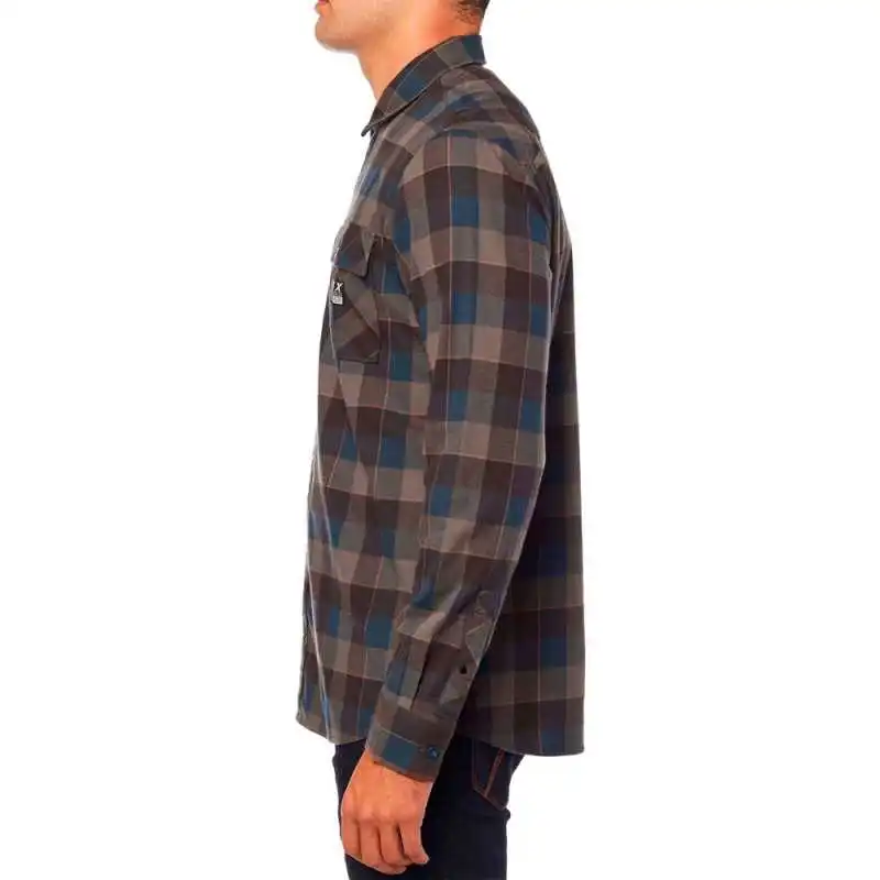 Chemise Fox Homme Rowan Stretch Flannel Navy – Image 6