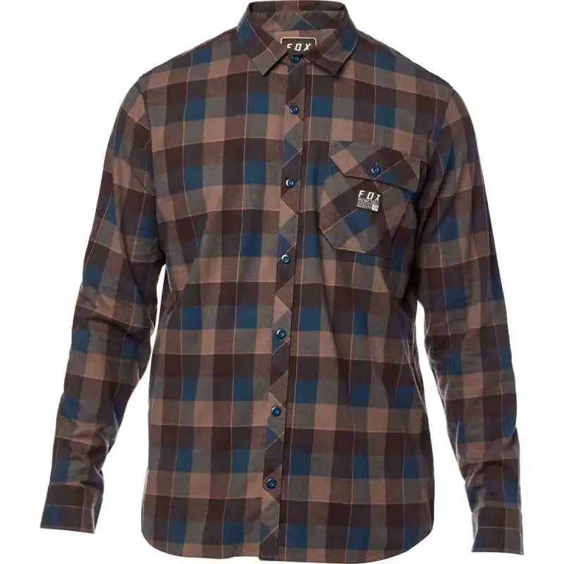 Chemise Fox Homme Rowan Stretch Flannel Navy