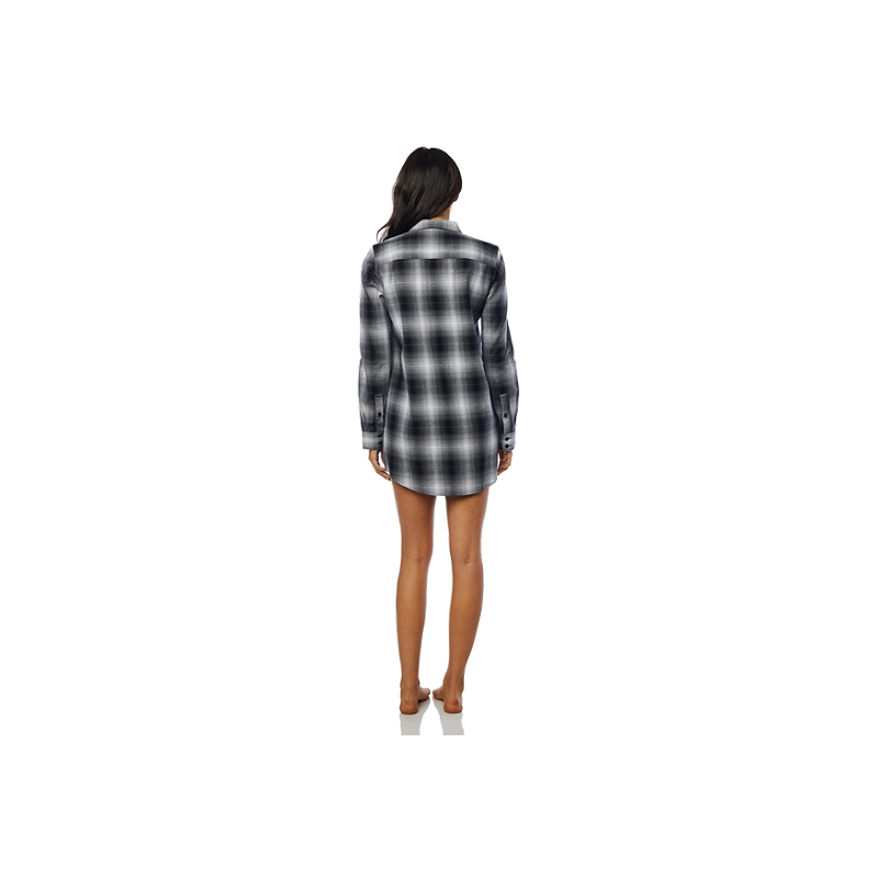 Chemise Longue Fox Femme Moto X Noir Blanc – Image 2