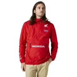 Coupe-vent Fox Honda Anorak Rouge