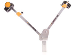 Framehouders, Draaiknoppen & Slotbouten Frameklemadapter Compleet Zilver