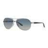 Oakley Feedback Polished Chrome Lentilles Grey Gradient Polarized