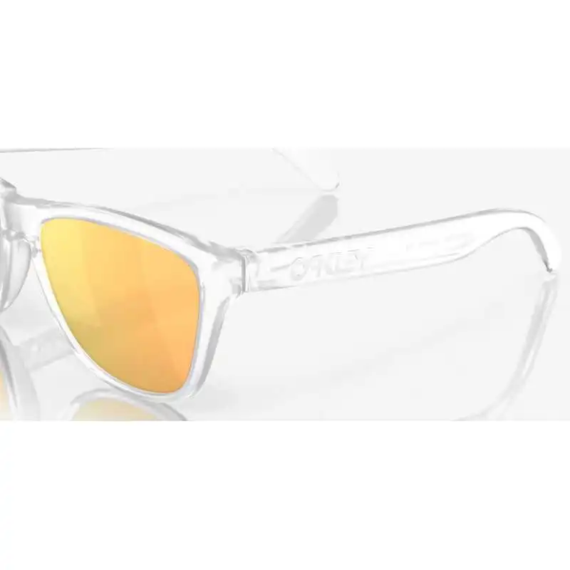 Oakley Frogskins XS Matte Clear Lentilles Prizm Rose Gold – Image 7