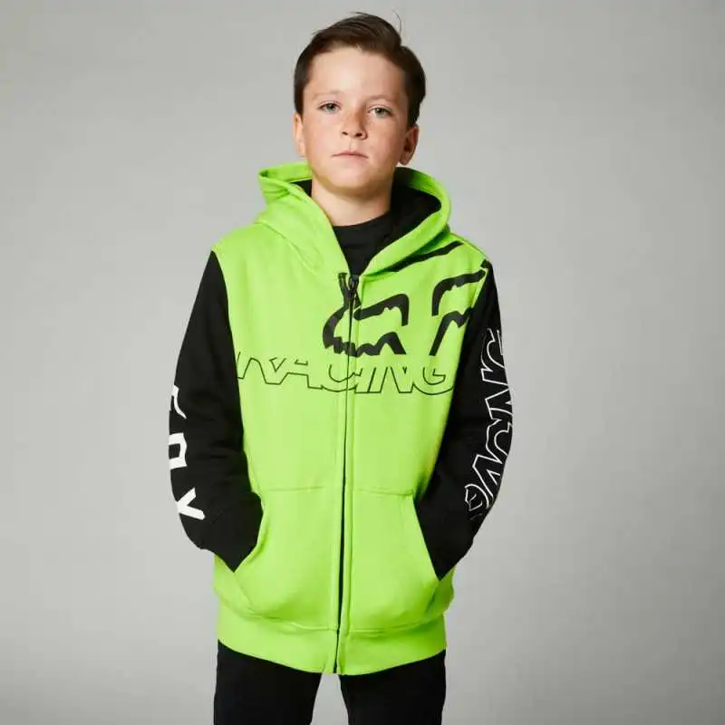 Sweat Fox Enfant SKEW Sherpa Jaune Fluo – Image 3