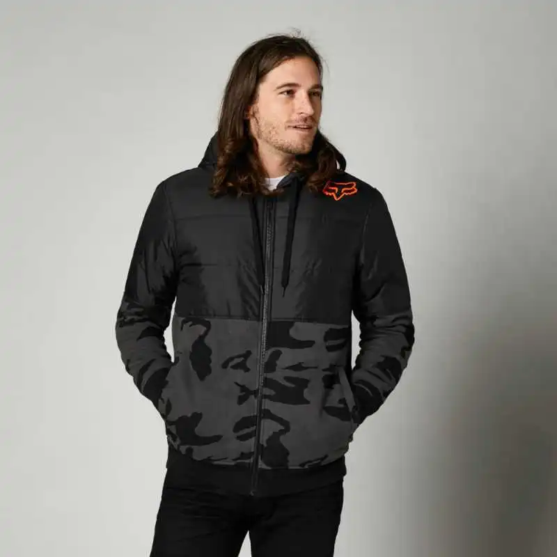 Sweat Fox Lindon Sasquatch Zippé Noir Camo – Image 3