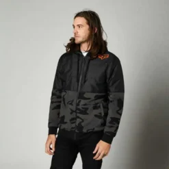 Sweat Fox Lindon Sasquatch Zippé Noir Camo