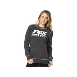 Sweat-shirt Fox Femme Charger Black Vintage