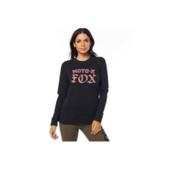 Sweat-shirt Fox Femme Moto X Noir