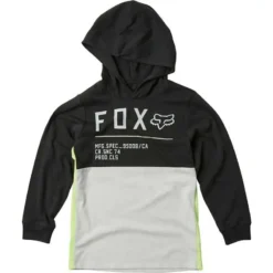 Tee-shirt Fox Enfant Non Stop Noir Gris Jaune