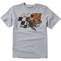 Tee-shirt Fox Enfant Trackside Gris