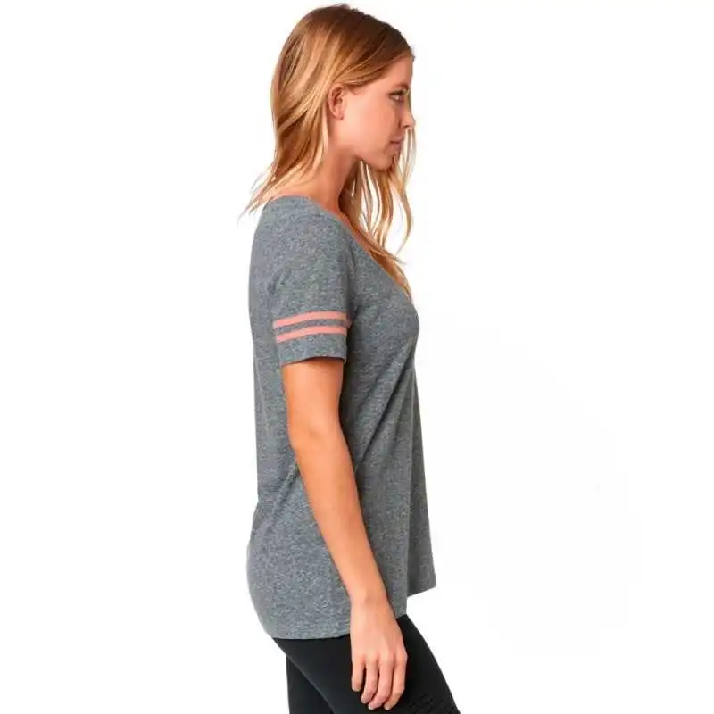 Tee-shirt Fox Femme Heartbreaker Top Heather Graphite – Image 3