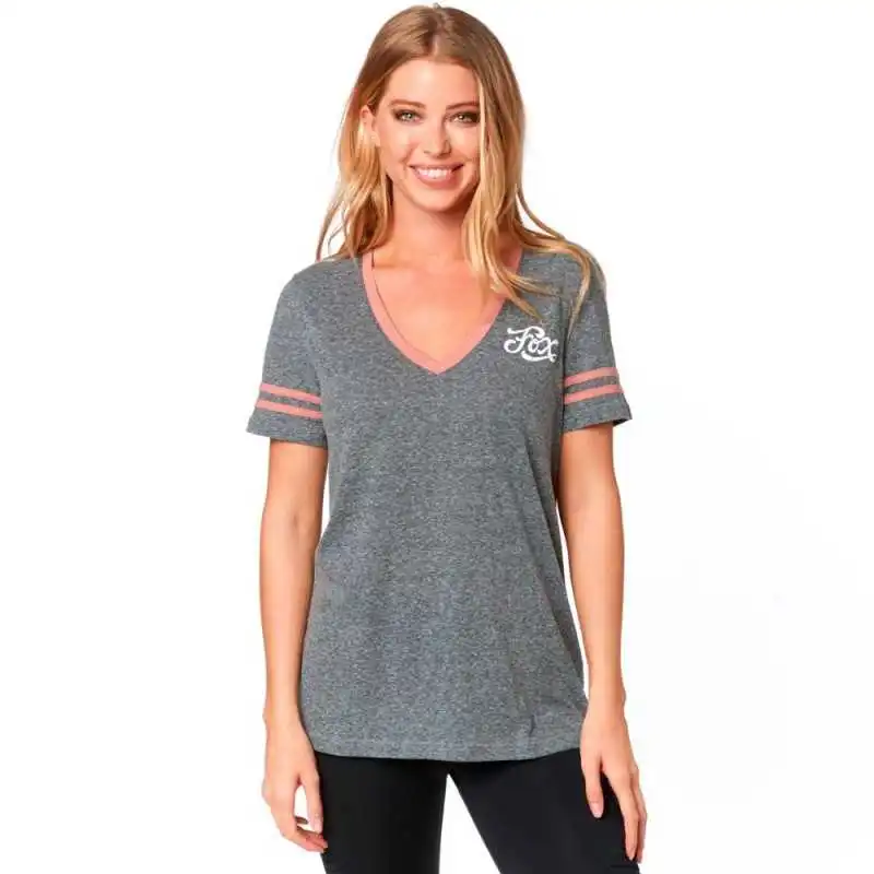Tee-shirt Fox Femme Heartbreaker Top Heather Graphite