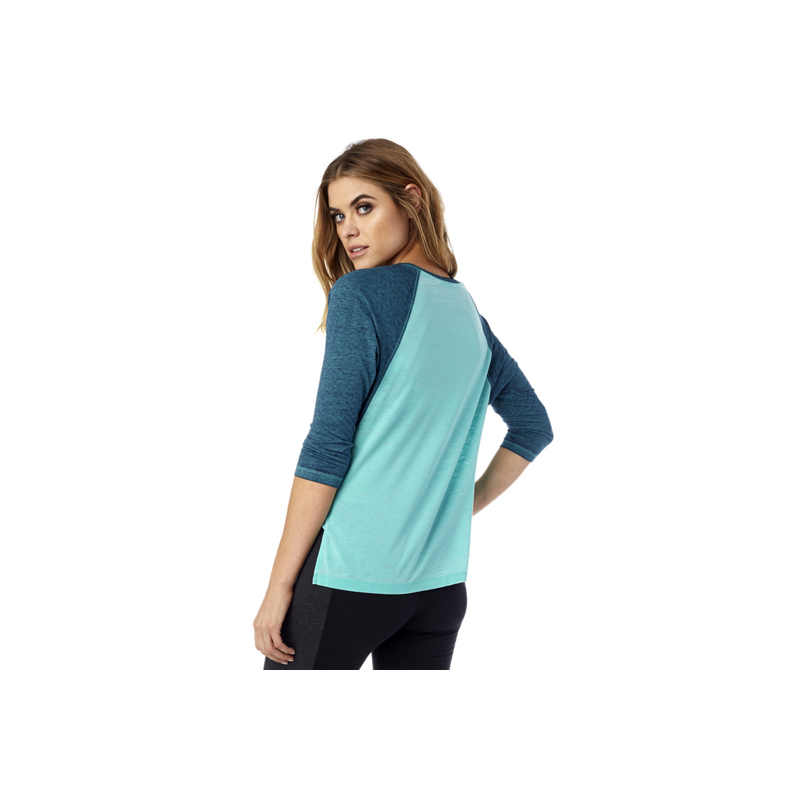 Tee-shirt Fox Femme Manches 3/4 Daunting Raglan Splash – Image 2