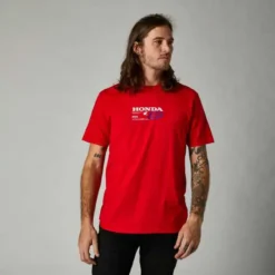 Tee-shirt Fox HONDA HRC Premium Rouge