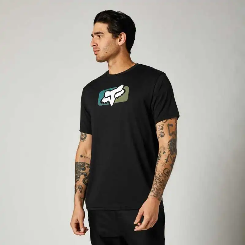 Tee-shirt Fox MIRER Technique Noir – Image 3