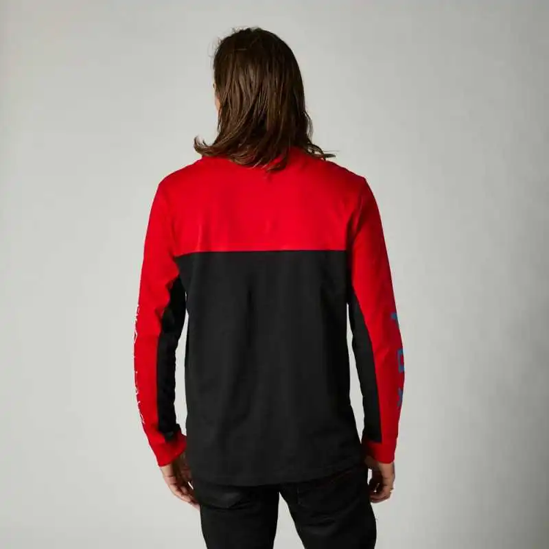 Tee-shirt Fox SKEW Manches Longues Flame Red – Image 2