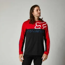 Tee-shirt Fox SKEW Manches Longues Flame Red