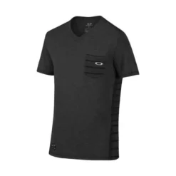 Tee-shirt Oakley Exposure V Neck Gris Foncé