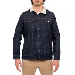 Veste Pullin Sherpa Denim Blue